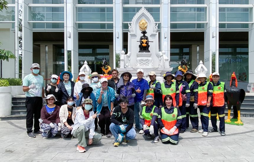 โรงพยาบาลนครธน จัดกิจกรรมขยะกำพร้าสัญจร ครั้งที่ 53